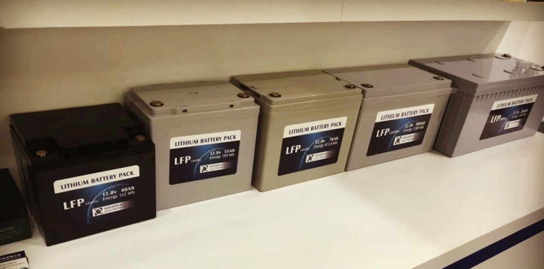 12.8V 100ah ODM Bateria recarregável LiFePO4 Tipo de íon de lítio