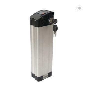 24V 36V 48V Bateria de bicicleta elétrica em quadro Tipo de peixe prateado recarregável
