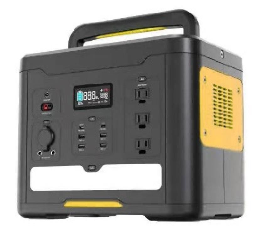 Gerador Solar Estação de Energia Portátil de 500W Com Capacidade de Painel Solar 515wh Fornecimento de Energia Para Camping Out Night Fishing