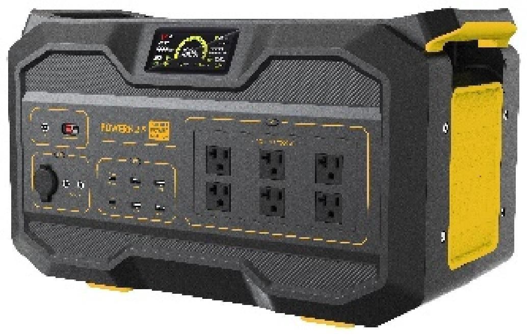 Gerador Solar Estação de Energia Portátil de 500W Com Capacidade de Painel Solar 515wh Fornecimento de Energia Para Camping Out Night Fishing