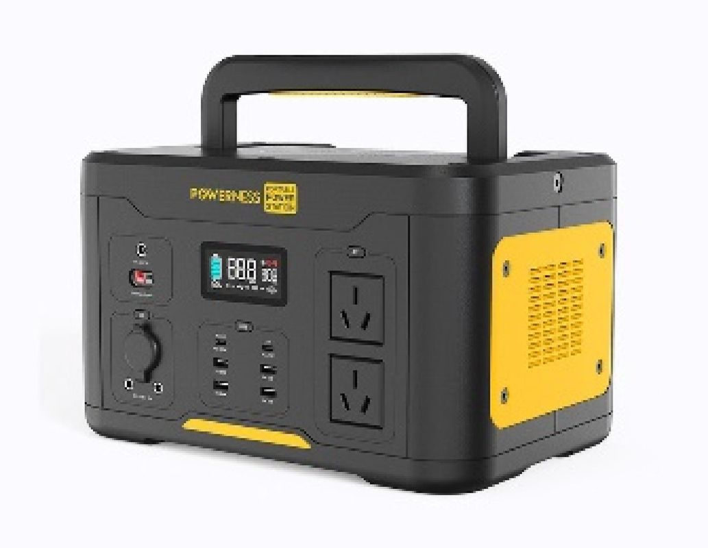 Gerador Solar Estação de Energia Portátil de 500W Com Capacidade de Painel Solar 515wh Fornecimento de Energia Para Camping Out Night Fishing