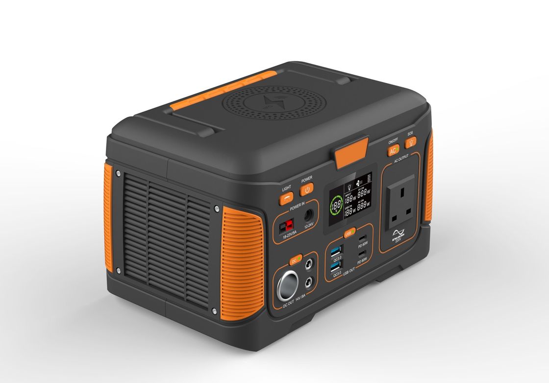 Estação de bateria portátil de 300W para o exterior Fornecedor de energia móvel de piquenique Estação de energia de 12V para pesca ao ar livre