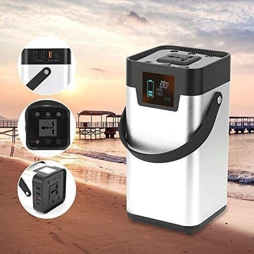 Bateria portátil de armazenamento de energia de pequena dimensão de alta capacidade 200W 400W Célula de lítio