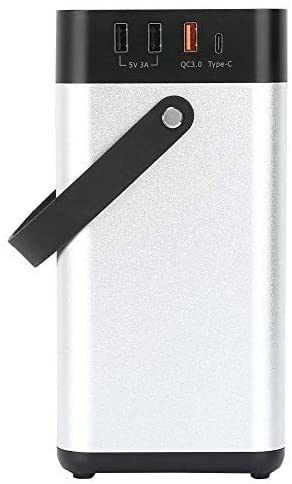 Bateria portátil de armazenamento de energia de pequena dimensão de alta capacidade 200W 400W Célula de lítio