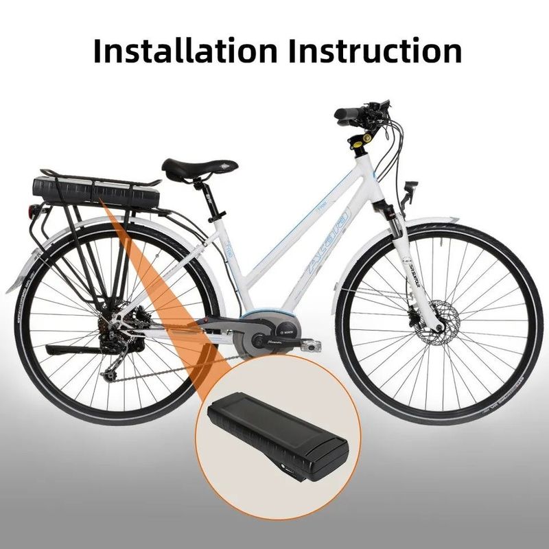 36 V 11, 6 Ah (288/300/400) Bosch Classic Power Pack Bosch Bateria de bicicletas Bosch1270020503/1270020503 Bosch 1270020507 / 127002050