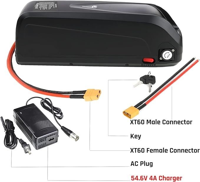 OEM Impulse Battery 48V 15.6ah 17.4ah, 19.2ah, E Bike Battery Replacement Fit Panasonic Bicicleta Elétrica
