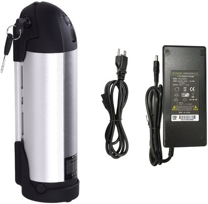 Bateria de garrafa de água para bicicletas de tubo abaixo 36V 10ah 18650 célula de iões de lítio