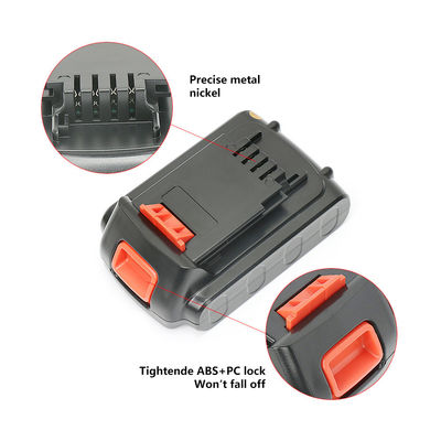 Baterias recarregáveis de ferramentas eléctricas Black & Decker 20V 3000mAh célula Li Ion