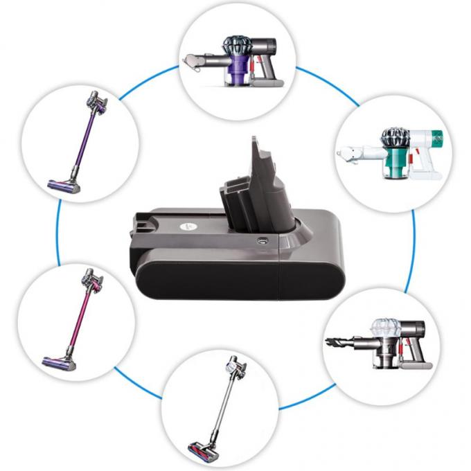 21.6v 2500mah Dyson aspirador Bateria de substituição para V6 V8 V10 5