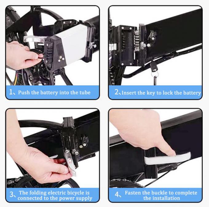 Bateria recarregável 10s5p 10s6p 36V de íons de lítio Samsung Zhenlong Phylion E Bike Battery Pack 3